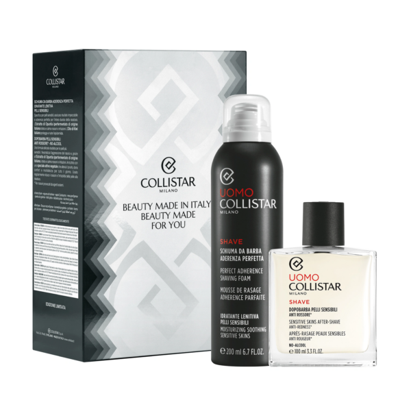 Collistar Uomo Shave Kit | Schiuma da Barba e Dopobarba