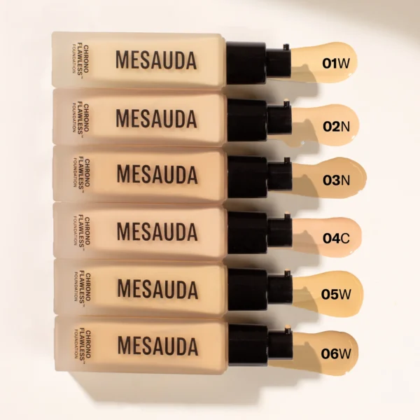 Mesauda Chrono Flawless Foundation – Fondotinta Matte Alta Coprenza