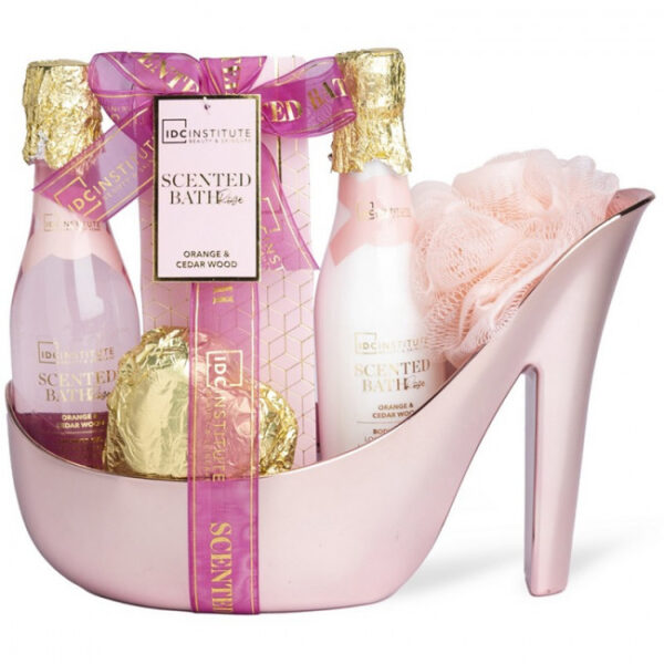 IDC Institute Scented Bath Rosé – Cofanetto Bagno e Corpo 5 Pezzi