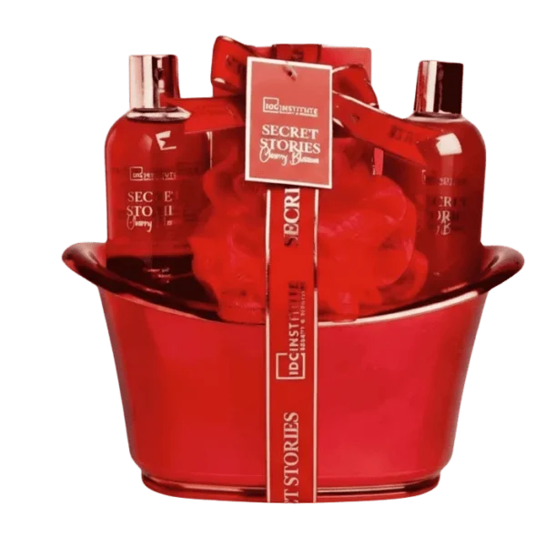 IDC Institute Cherry Secret Blossom – Cofanetto Bagno con Vasca Rossa